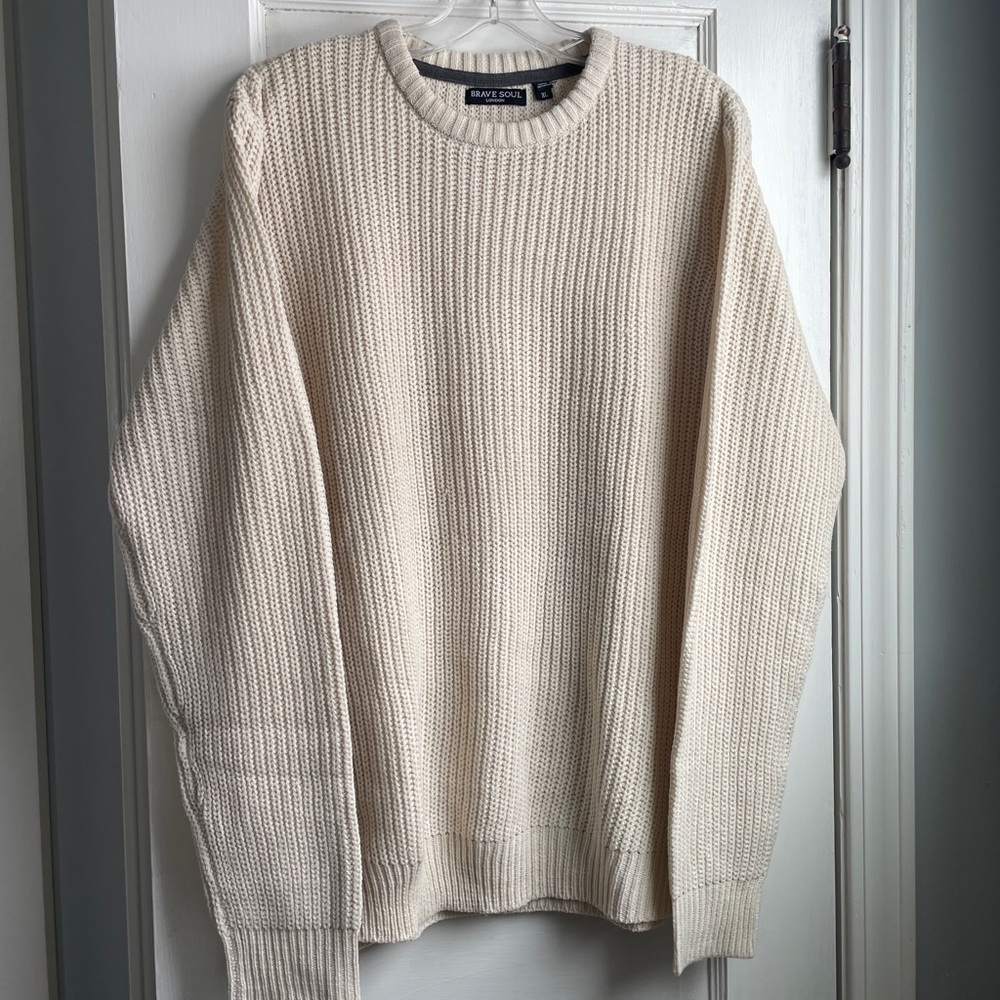 Brave Soul London Cable-knit Sweater